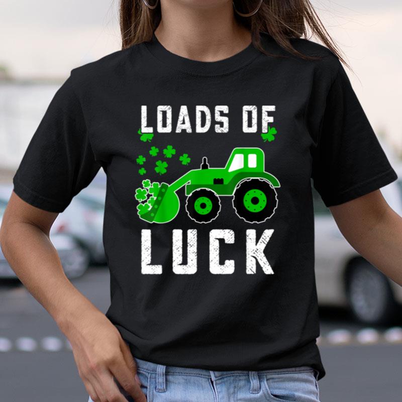 St Patricks Day Loads Of Luck Irish Kids Toddler Boy Girl Shirts