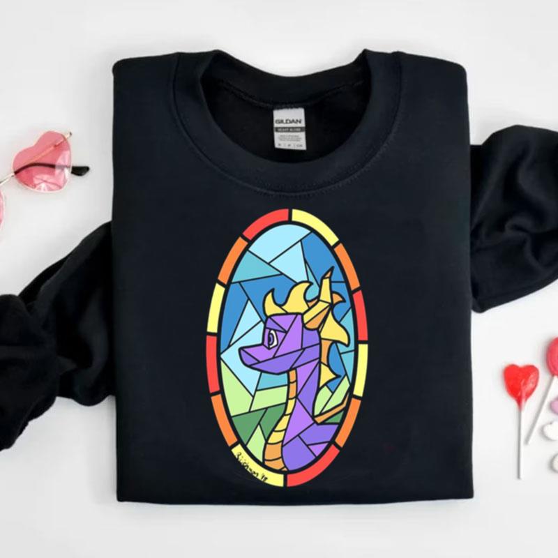 Stained Glass Spyro Game Spyro Reignited Trilogy Shirts