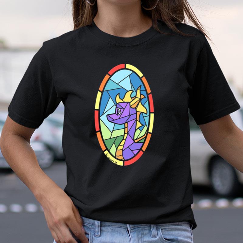 Stained Glass Spyro Game Spyro Reignited Trilogy Shirts