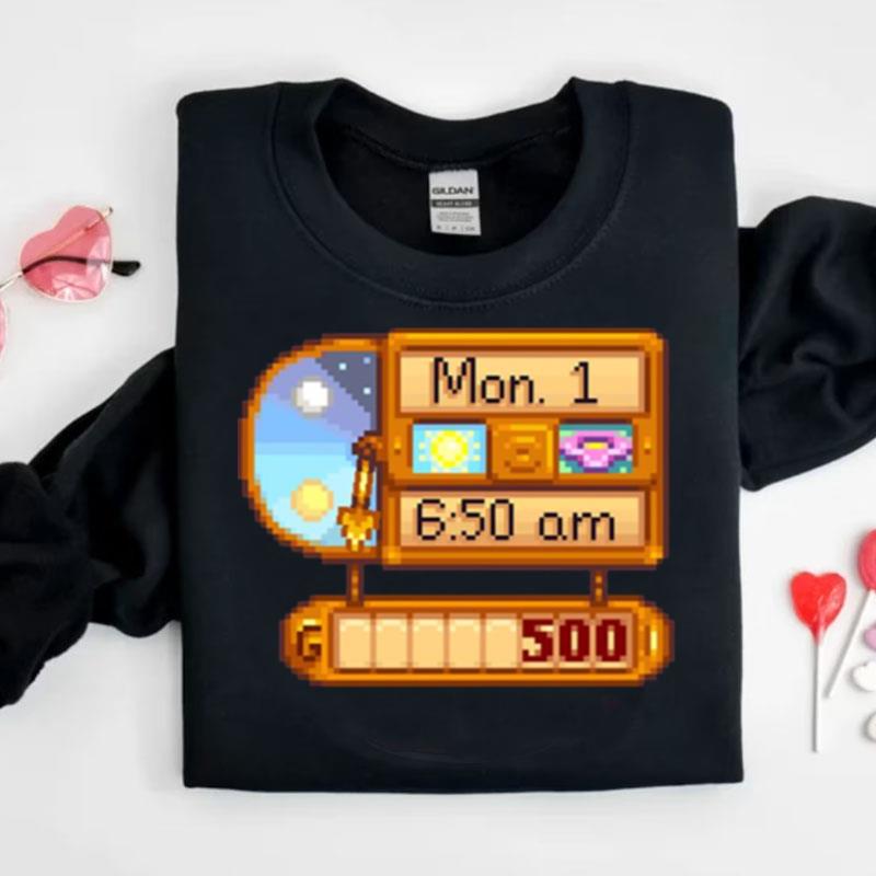 Stardew Valley Clock Harvest Moon Shirts