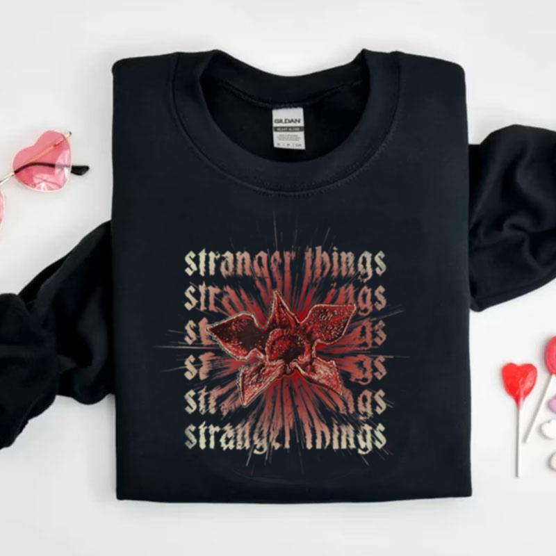 Stranger Things 4 Demogorgon Stack Shirts