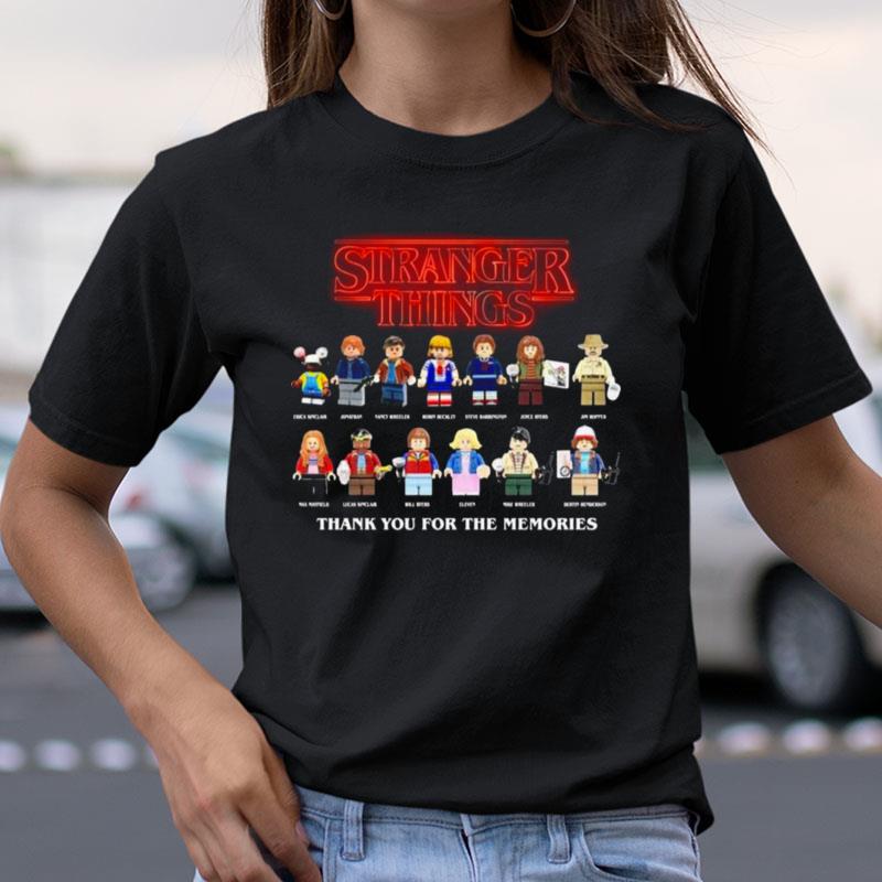 Stranger Things Chibi Characters Thank You For The Memories Shirts