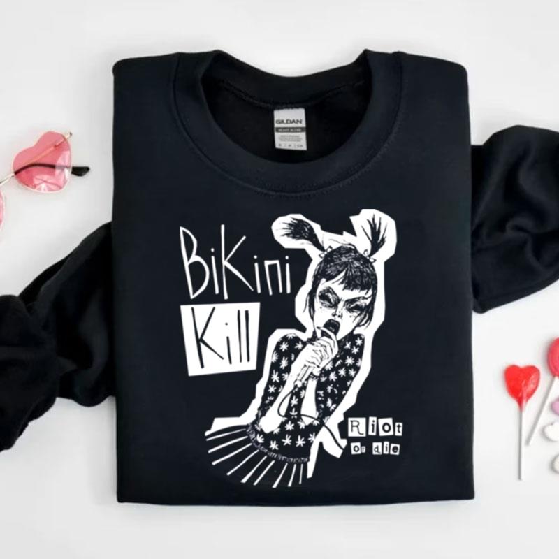 Suck My Left One Bikini Kill Band Punk Shirts