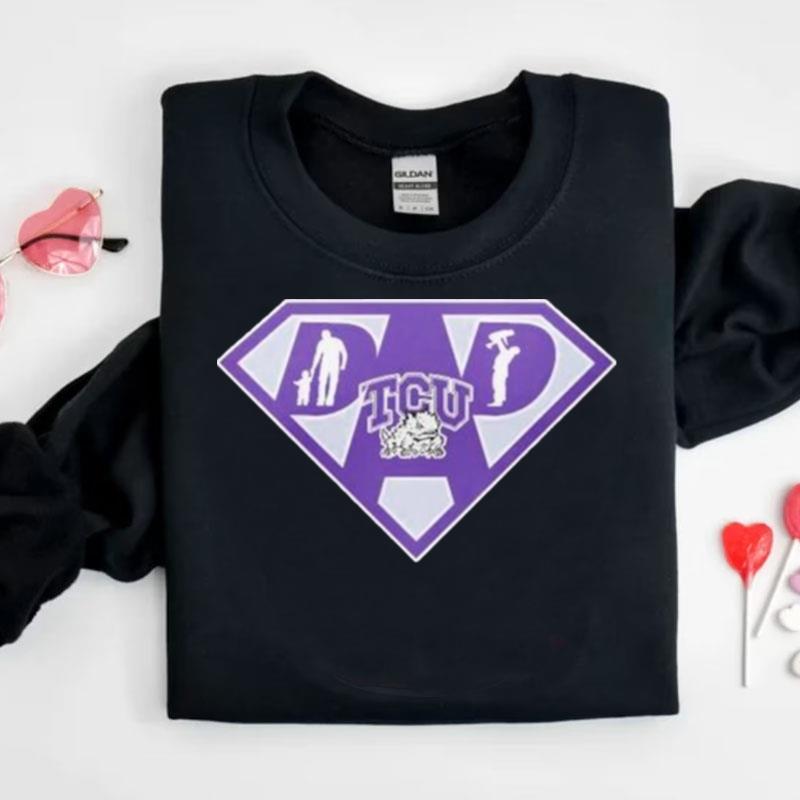 Tcu Horned Frogs Super Dad Shirts
