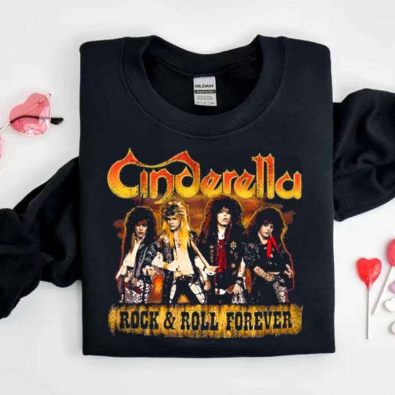 Team Music Rock N Roll Cinderella Band Vintage Shirts