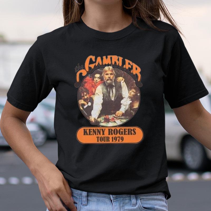 The Gambler Film Movie Kenny Rogers Tour 1979 Actor Mark Wahlberg Jim Bennett Shirts