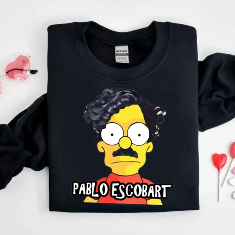 The Simpsons Funny Face Pablo Escobar Narcos Shirts