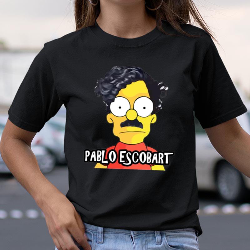 The Simpsons Funny Face Pablo Escobar Narcos Shirts