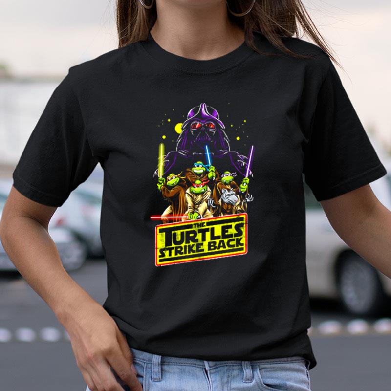 The Turtles Strike Back Darth Vader Star Wars Shirts