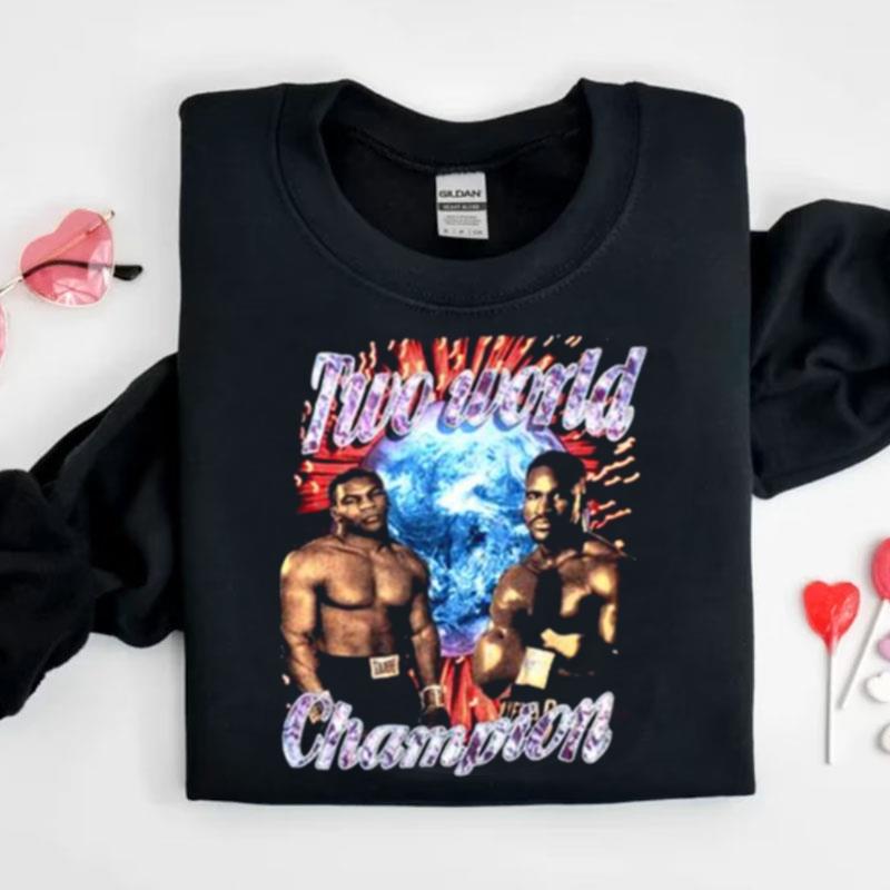 Two World Champion Mike Tyson Shirts