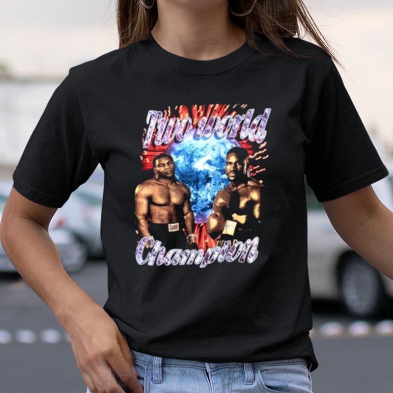 Two World Champion Mike Tyson Shirts