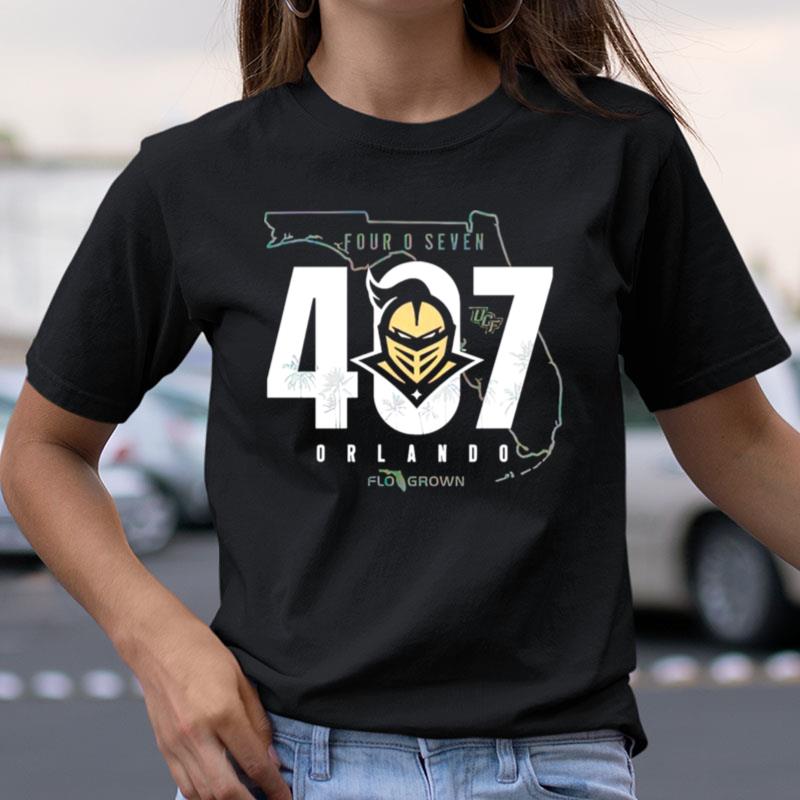 Ucf Knights Four O Seven 407 Orlando Gameday Code Of Honor Shirts