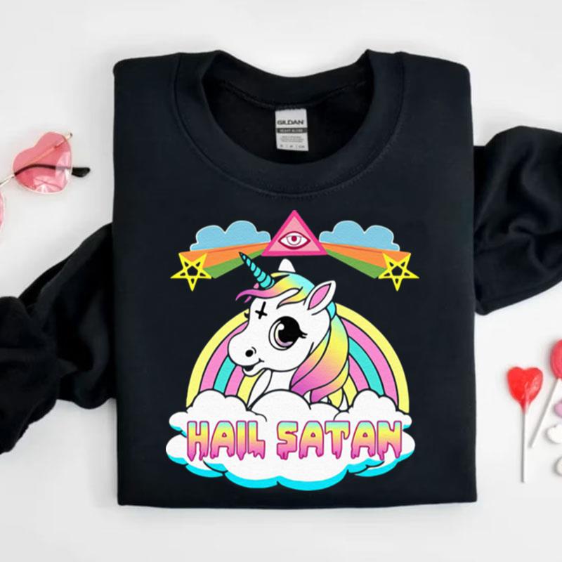 Unicorn Hail Satan Shirts