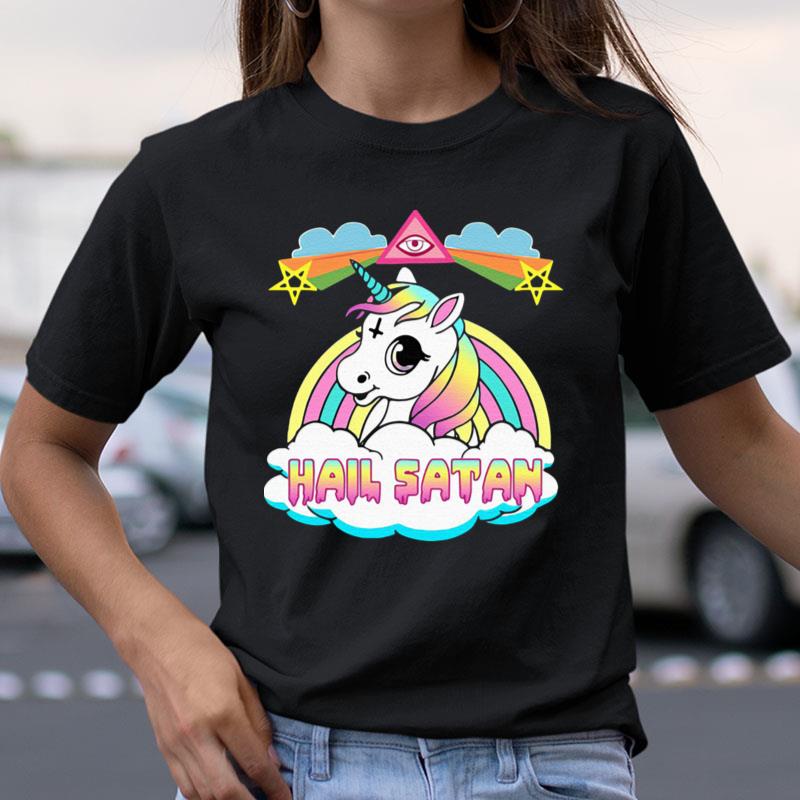 Unicorn Hail Satan Shirts