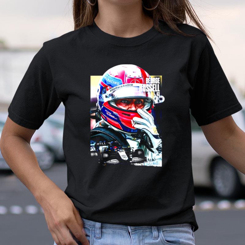 Vintage George Russell 63Car Racing Formula 1 Shirts