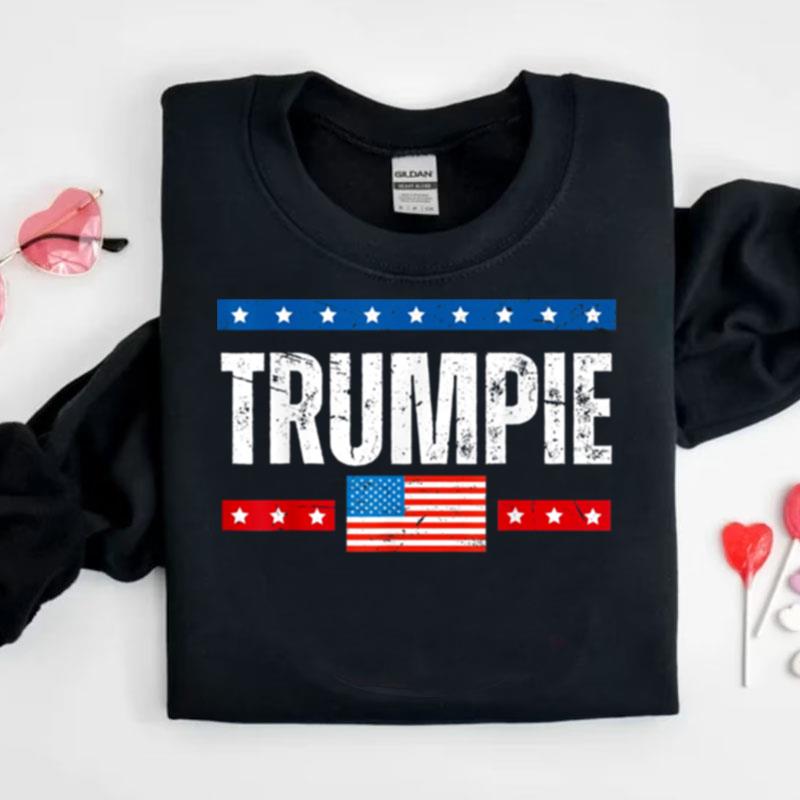 Vintage Trumpie Anti Biden Political Us Flag Shirts