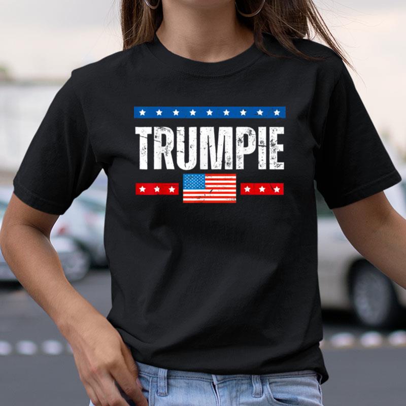 Vintage Trumpie Anti Biden Political Us Flag Shirts
