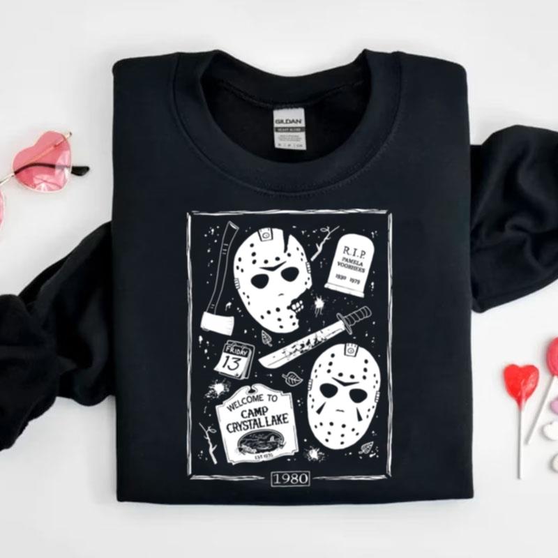 Welcome Campers Halloween Mask Jason Voorhees Shirts