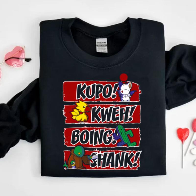What Does The Tonberry Say Kupo Kweh Boing Shank Final Fantasy Shirts