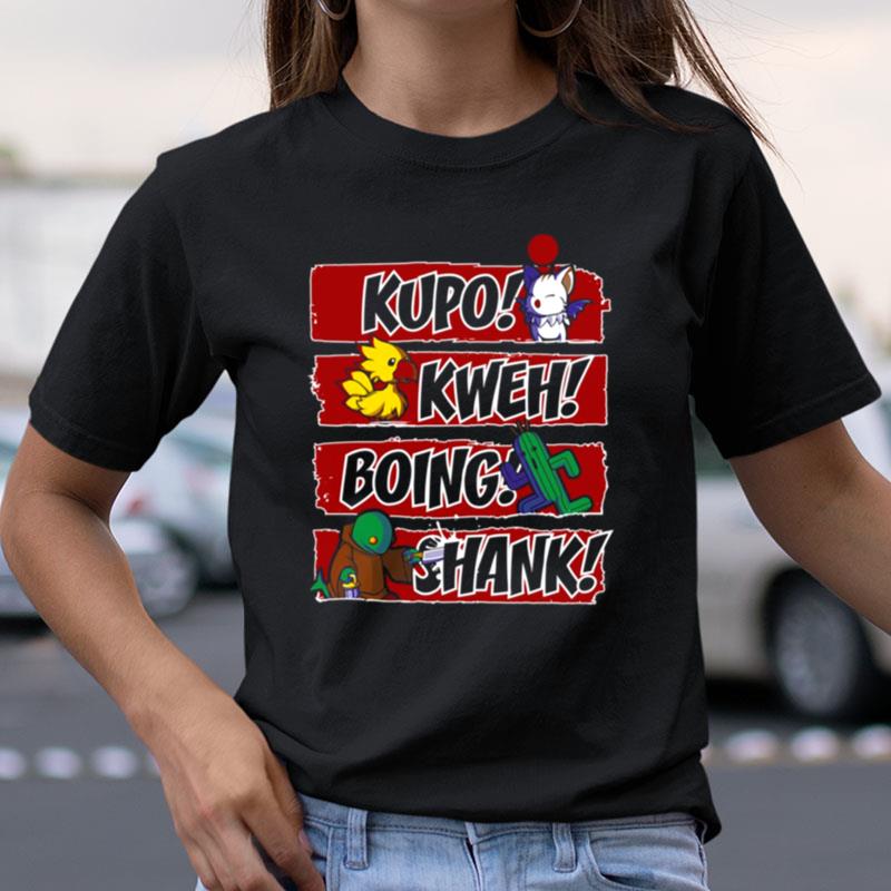 What Does The Tonberry Say Kupo Kweh Boing Shank Final Fantasy Shirts