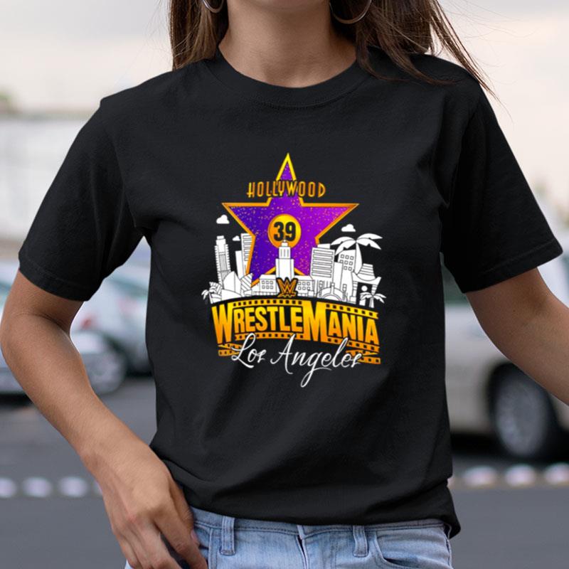 Wwe Wrestlemania 39 Purple Star Los Angeles Shirts